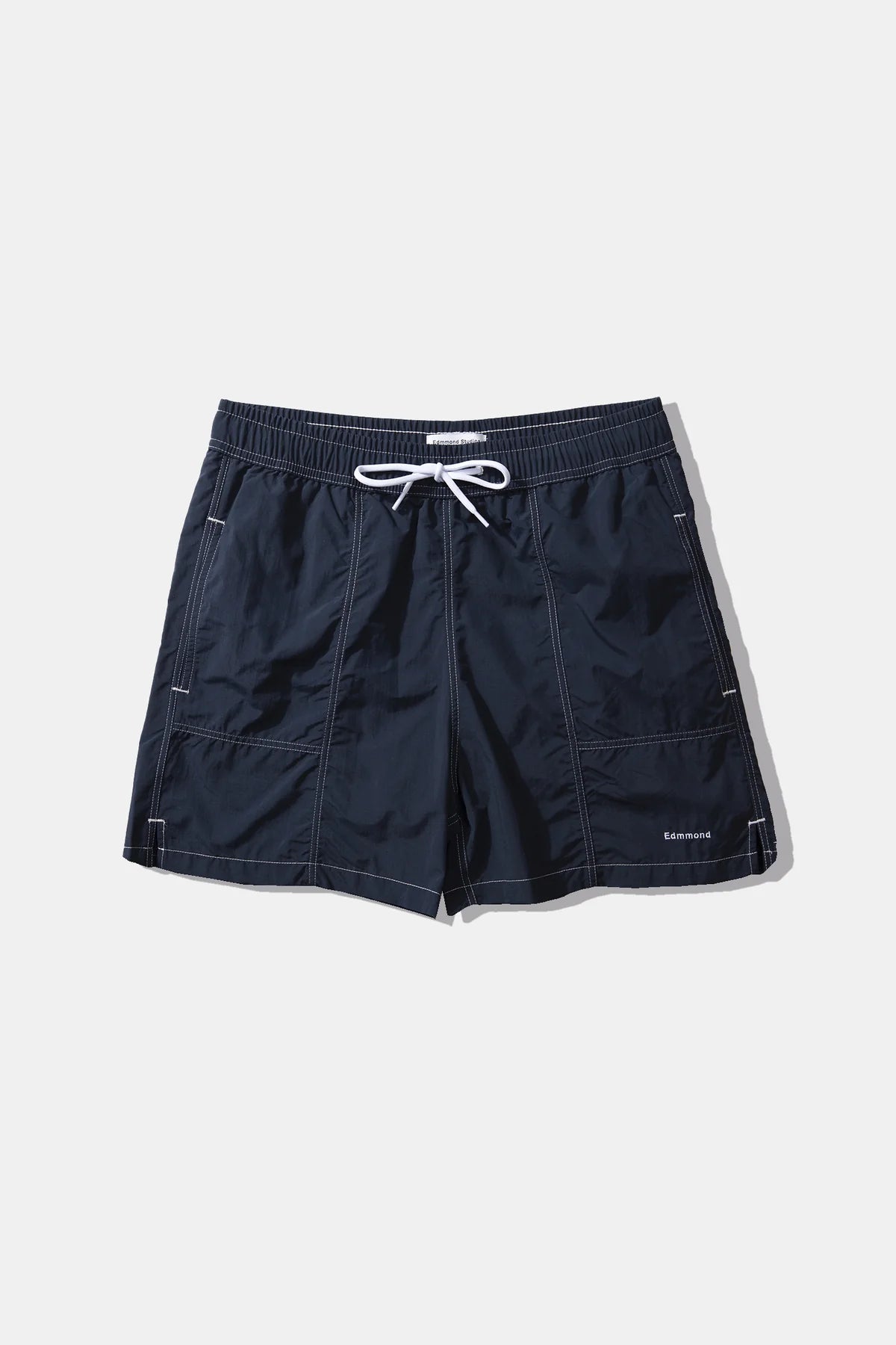 Mini Logo Swim Shorts - Plain Navy