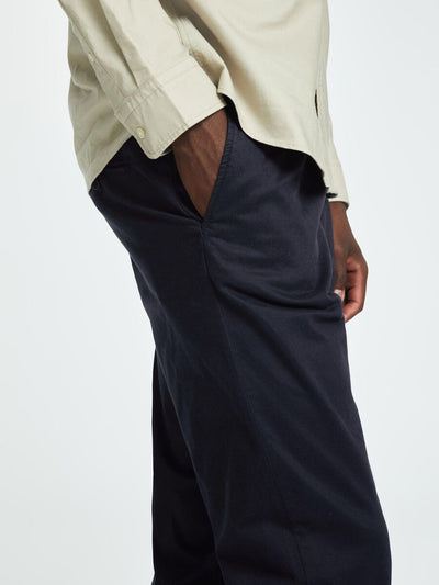 172 Slim Tapered Pleat Pants - Sky Captain