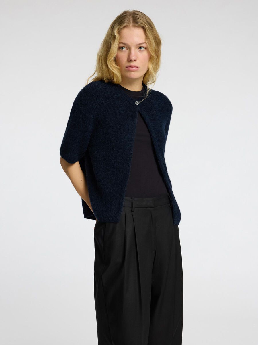 Sia Ras 2/4 Cardigan - Dark Sapphire