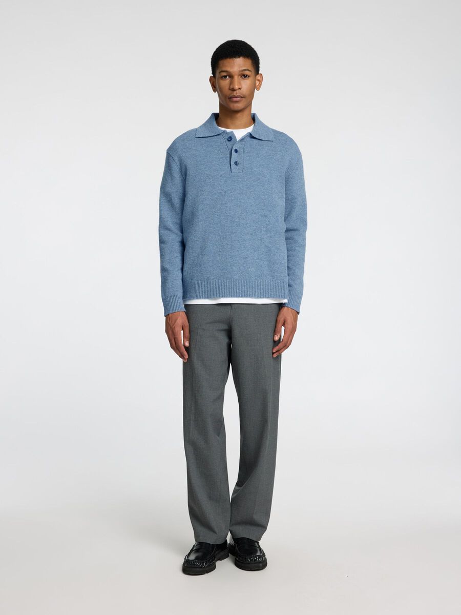 Reuben Knit Relaxed Polo - Oceana