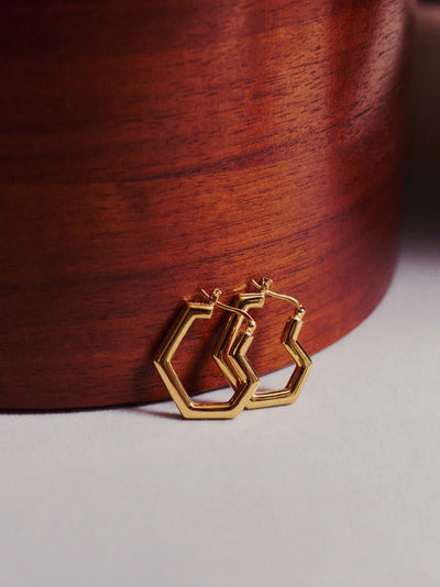 Daryl Small Hoops - Gold