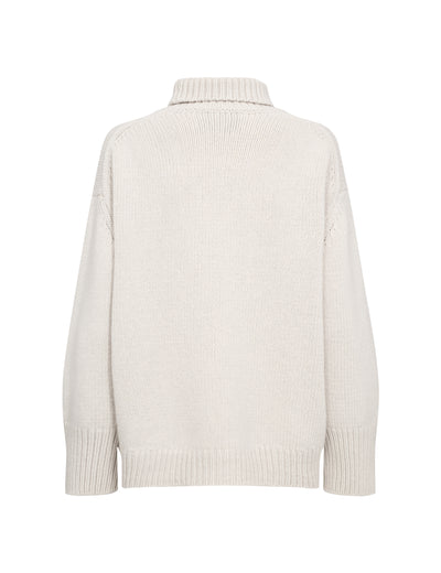 Perle 3 Merino Wool and Cashmere Jumper - Pullover Cream