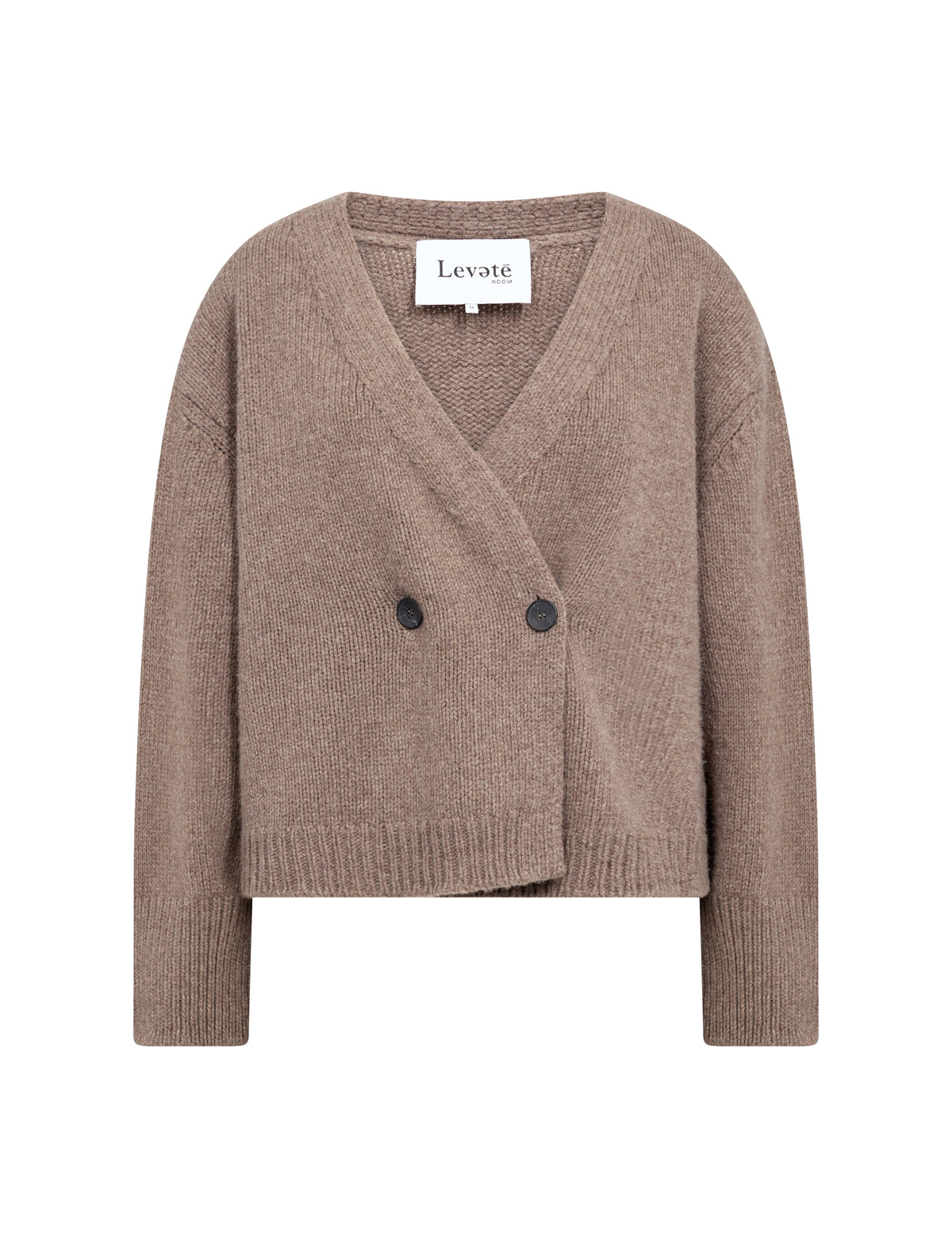 Perle 6 Cardigan - Dark Sand