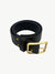 Vegan Leather Belt - Black