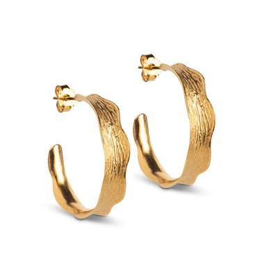 Ane Large Hoops  - Gold