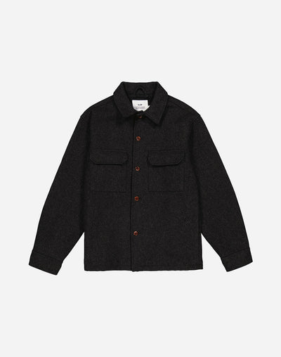 Percy Jacket - Flecked Noir