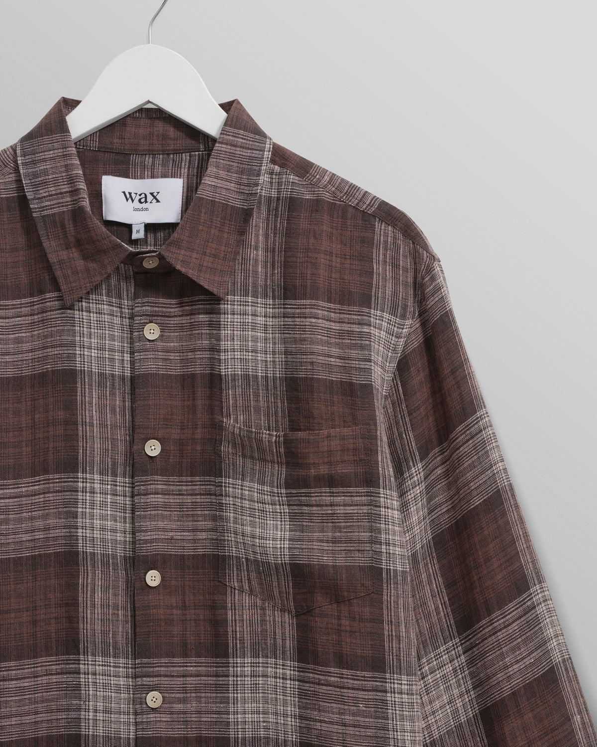 Jaunt Linen Shirt - Brown Check