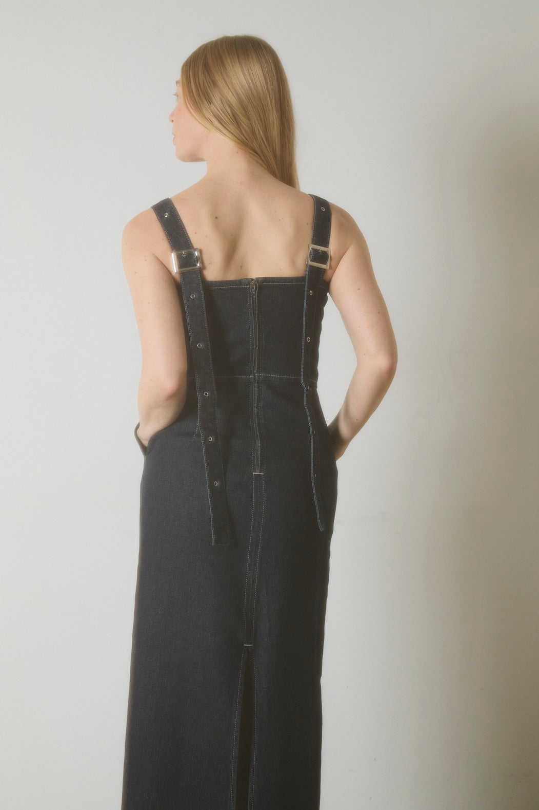 Ulrika BL Dress - Denim Rinse