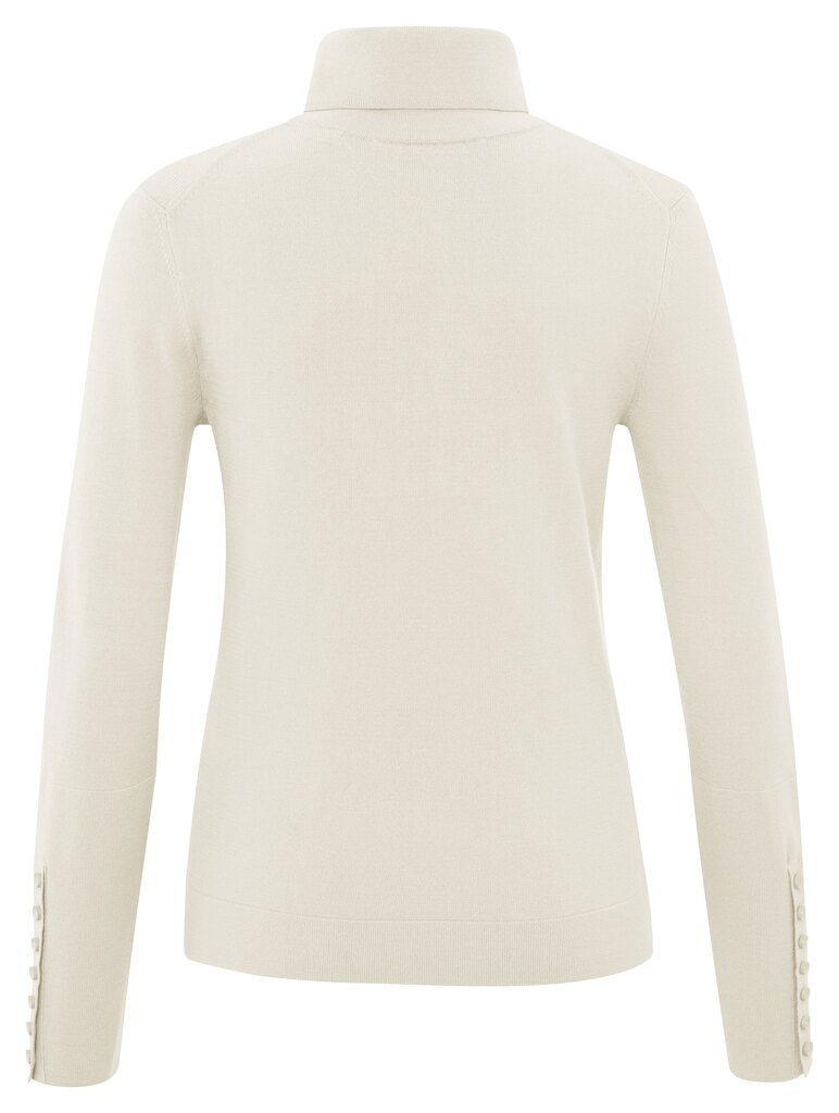 Turtleneck Sweater - Chalk White