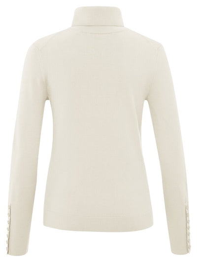 Turtleneck Sweater - Chalk White