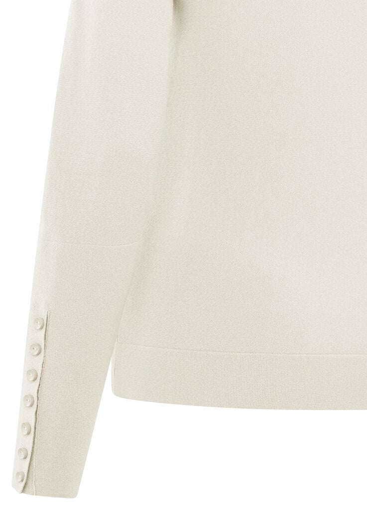 Turtleneck Sweater - Chalk White