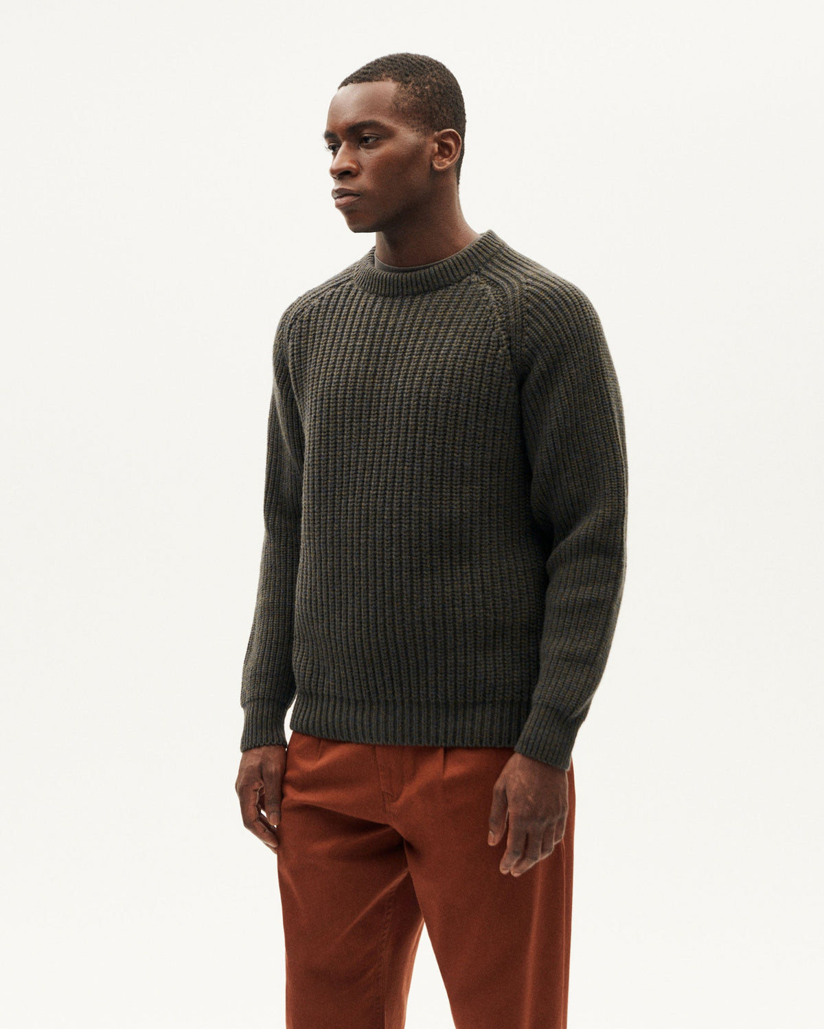 Neo Wool Sweater - Olive Green