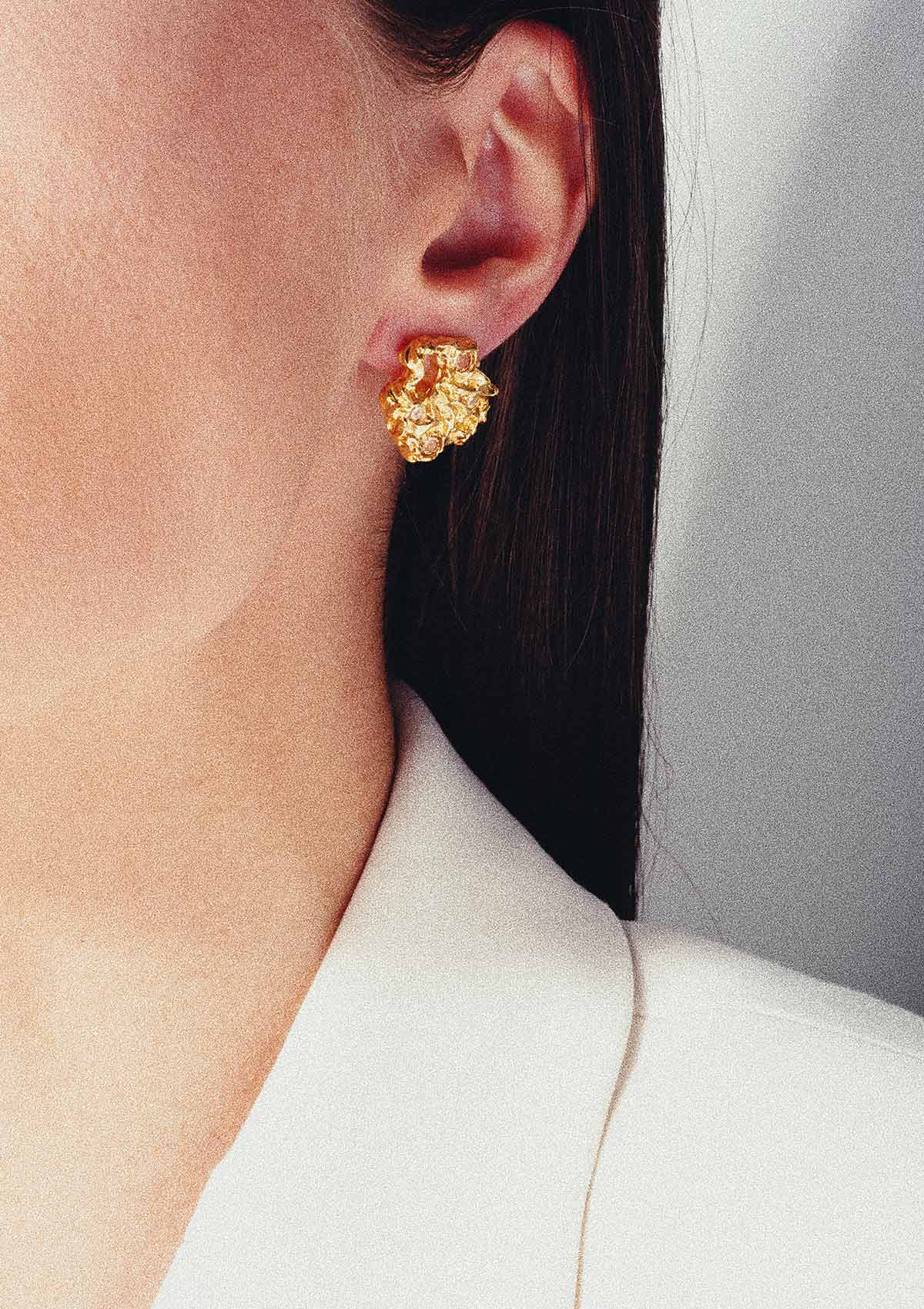 Mythical Gilded Fate Earrings - Gold