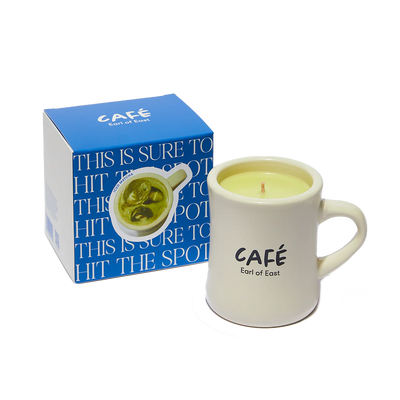 Limited Edition Soy Wax Café Candle 300ML (11oz)  - Iced Matcha