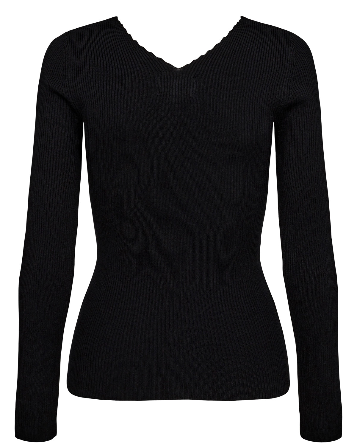 Nuayelet Long Sleeve Pullover - Caviar