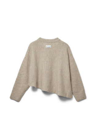 Laurel-BL Crew Neck Jumper - Oxford Tan