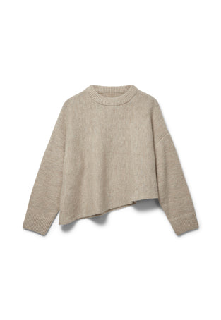 Laurel-BL Crew Neck Jumper - Oxford Tan