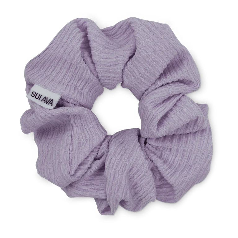 Zig Zag Scrunchie - African Violet