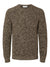 Vince Knit Bubble Crew Neck - Chocolate Torte