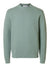 Dane Knit Structure Crew Neck - Iceberg Green