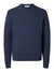 Dane Knit Structure Crew Neck - Oceana