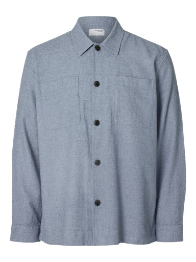 Brody Sun Overshirt - Cashmere Blue