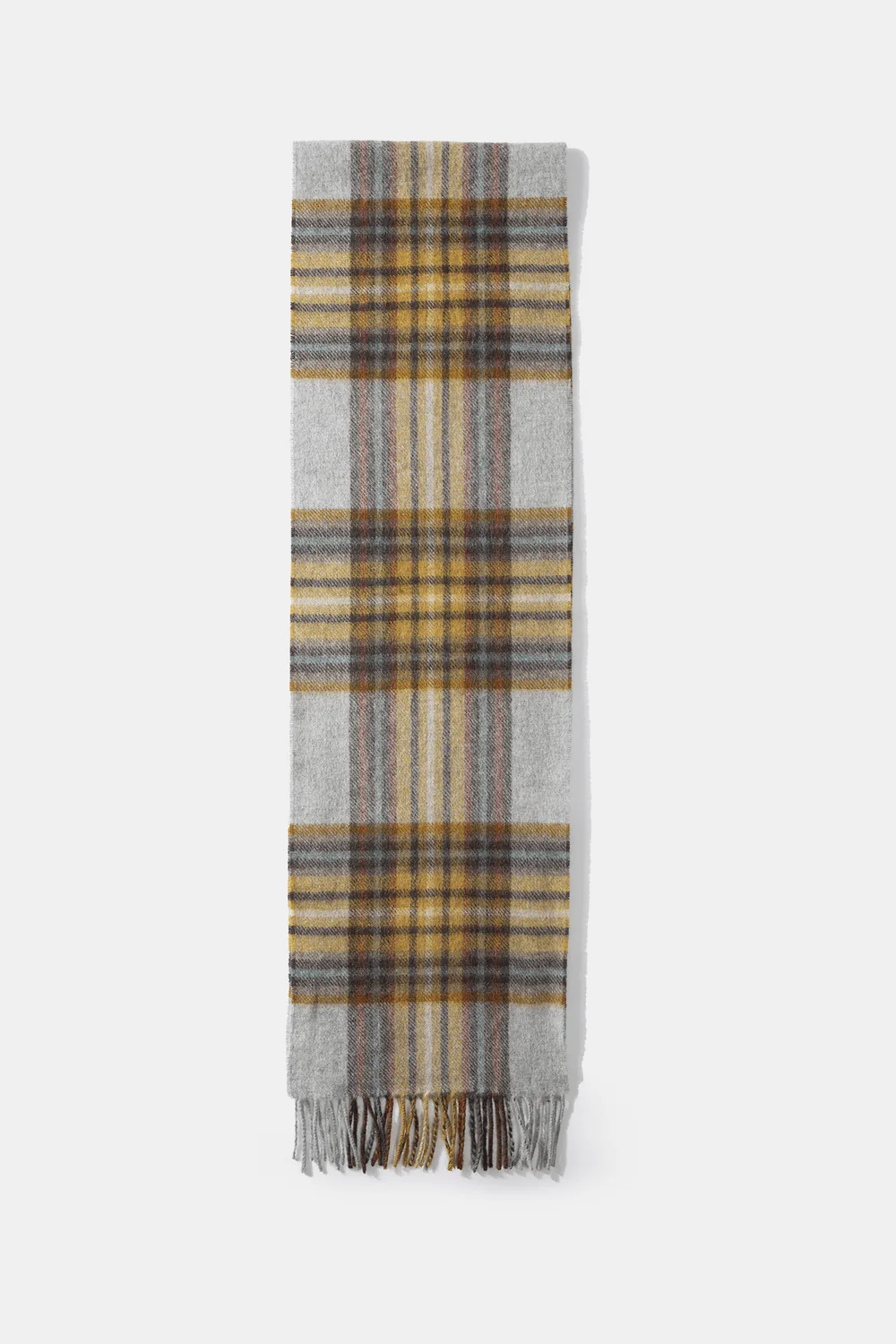 Lambswool Scarf - Light Grey Melange