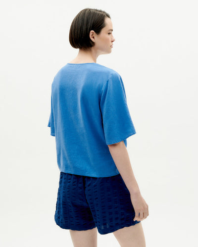 Libelula Hemp Blouse - Heritage Blue