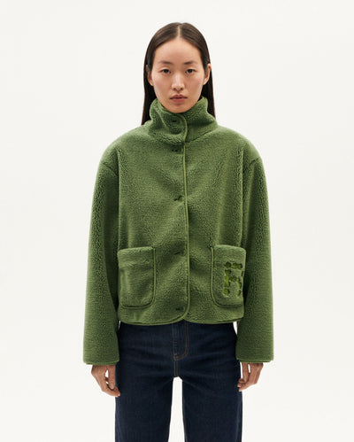 Kourtney Fleece Jacket - Cactus Green