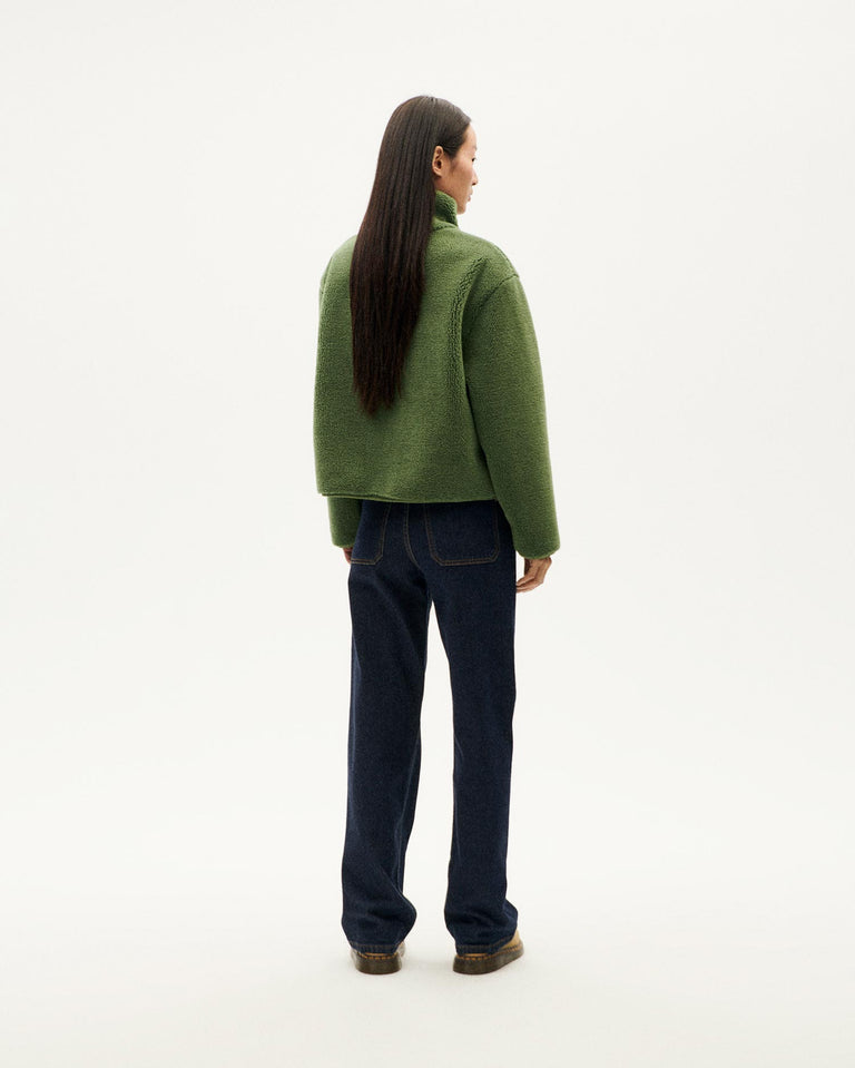 Kourtney Fleece Jacket - Cactus Green