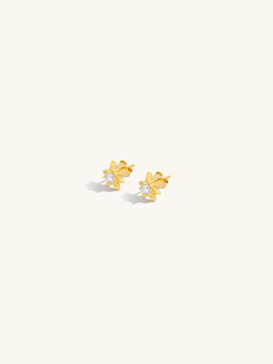 Aster Star Studs - Gold Plating