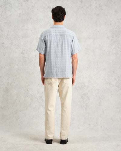 Didcot Shirt - Blue Open Weave