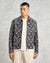 Eldon Jacket - Navy Flower Stamp Jacquard