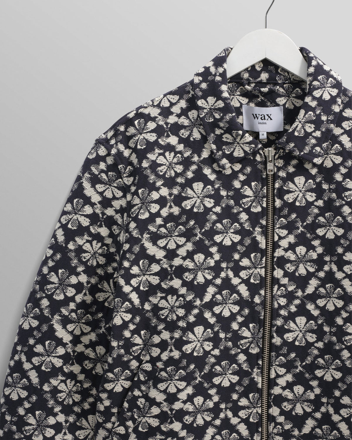 Eldon Jacket - Navy Flower Stamp Jacquard