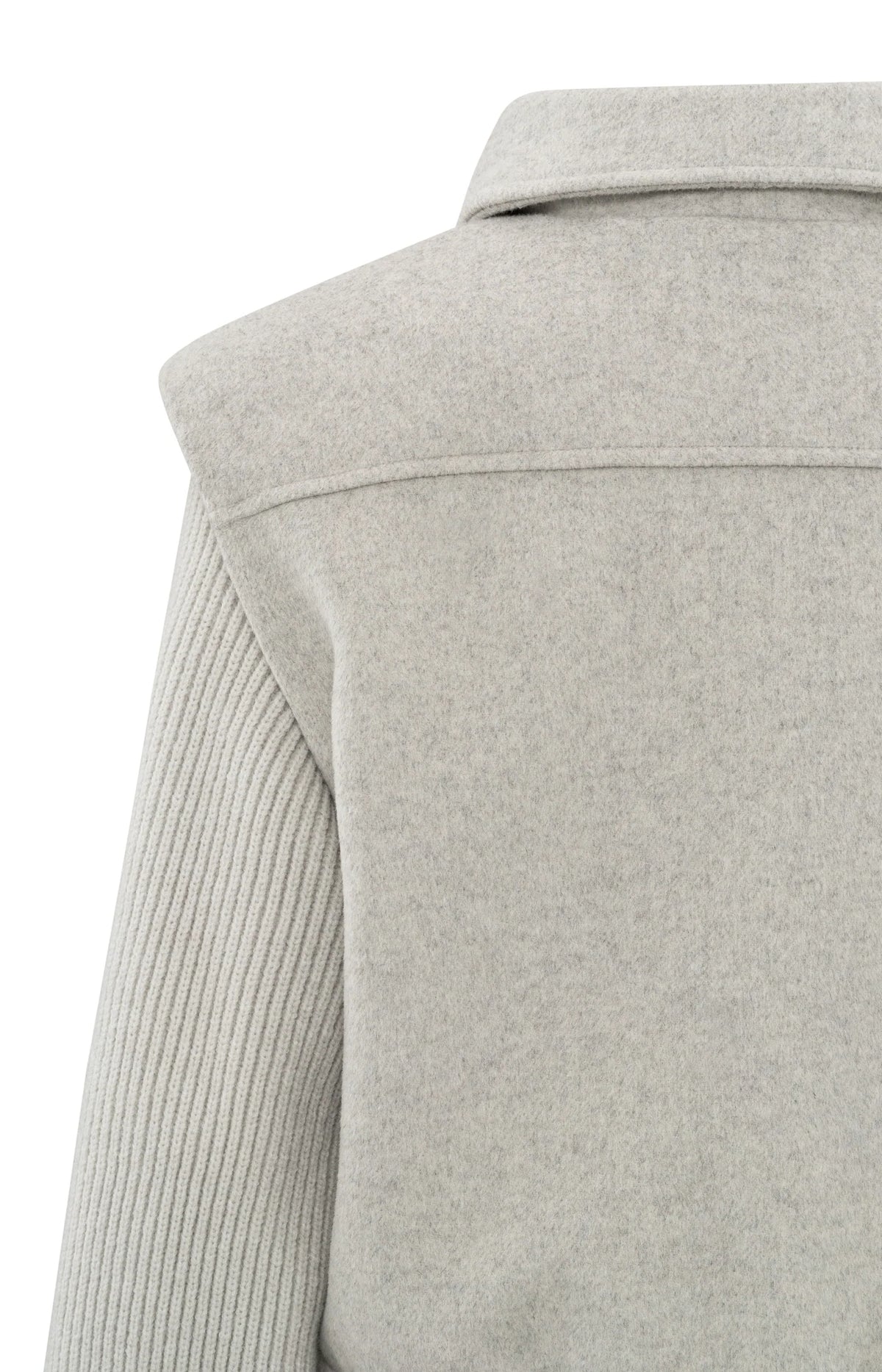 Wool Mix Jacket - Dove Gray