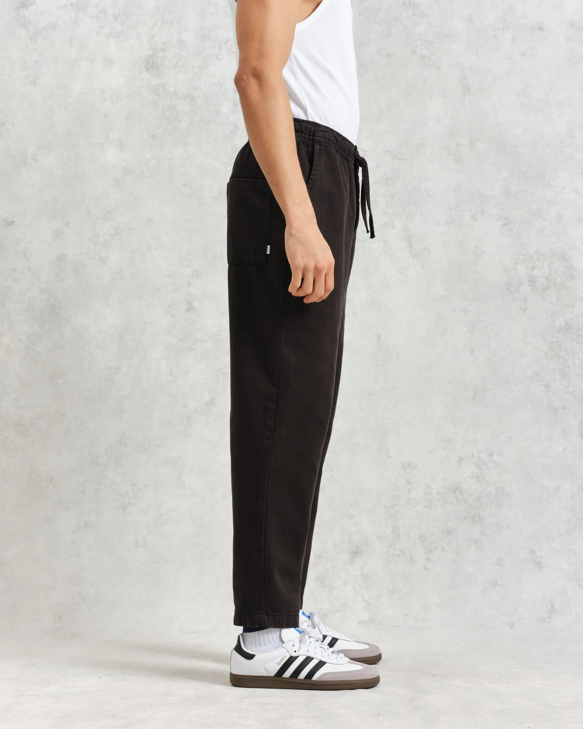 Kurt Trouser Organic Cotton Heavy Twill - Black