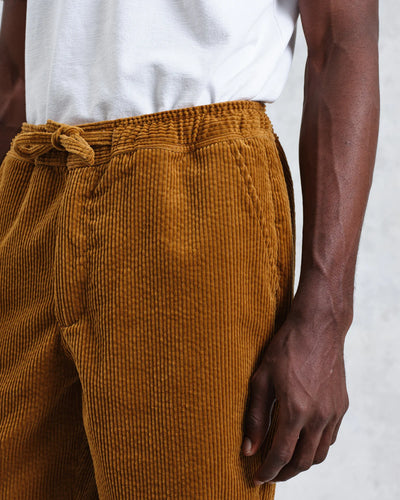 Kurt Trouser Longer Length - Jumbo Cord Ochre