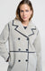 Long Teddy Faux Shearling Coat - Dove Gray