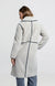 Long Teddy Faux Shearling Coat - Dove Gray