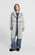 Long Teddy Faux Shearling Coat - Dove Gray