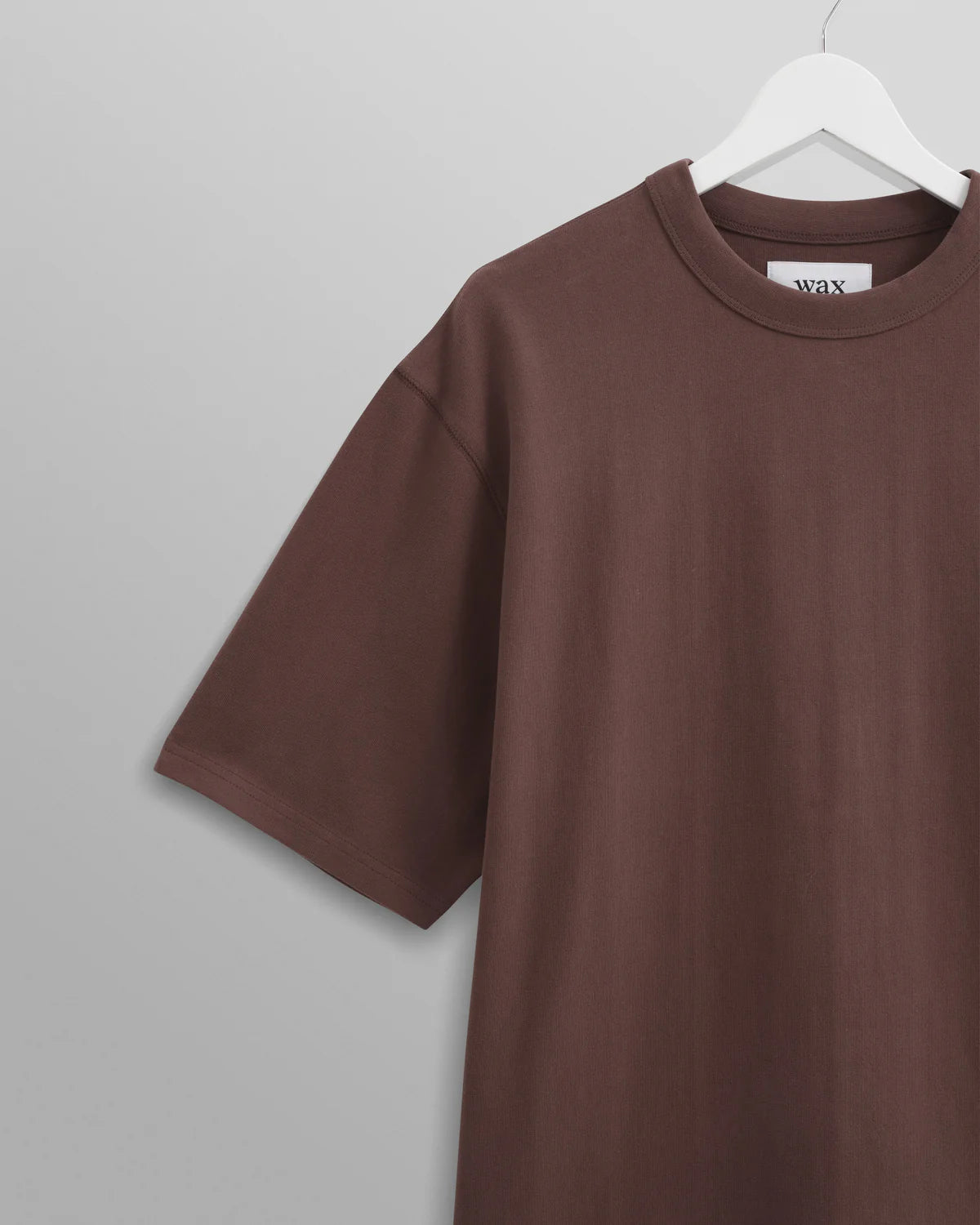 Milton Emerised Organic Cotton T-Shirt - Brown