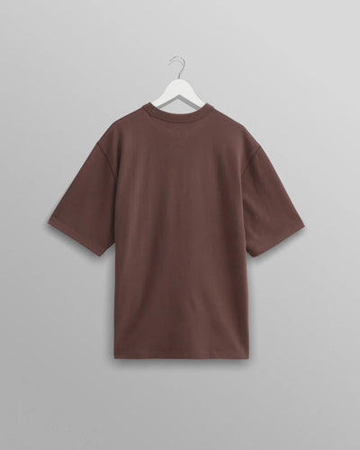 Milton Emerised Organic Cotton T-Shirt - Brown