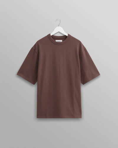 Milton Emerised Organic Cotton T-Shirt - Brown