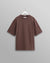 Milton Emerised Organic Cotton T-Shirt - Brown