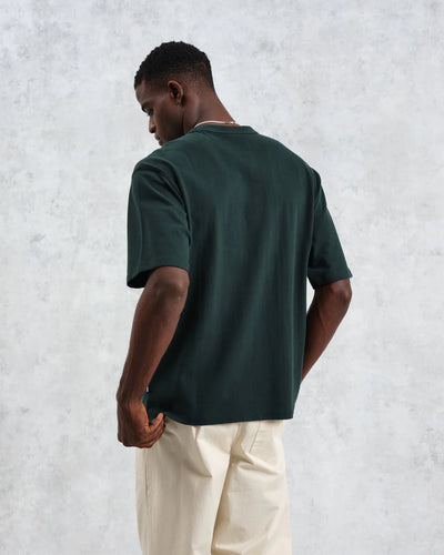 Milton Emerised Organic Cotton T-Shirt - Dark Green