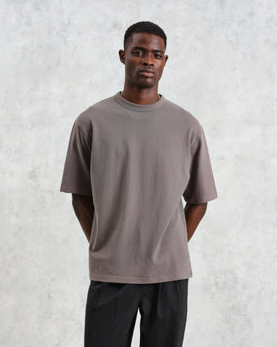 Milton Emerised Organic Cotton T-Shirt - Dark Grey