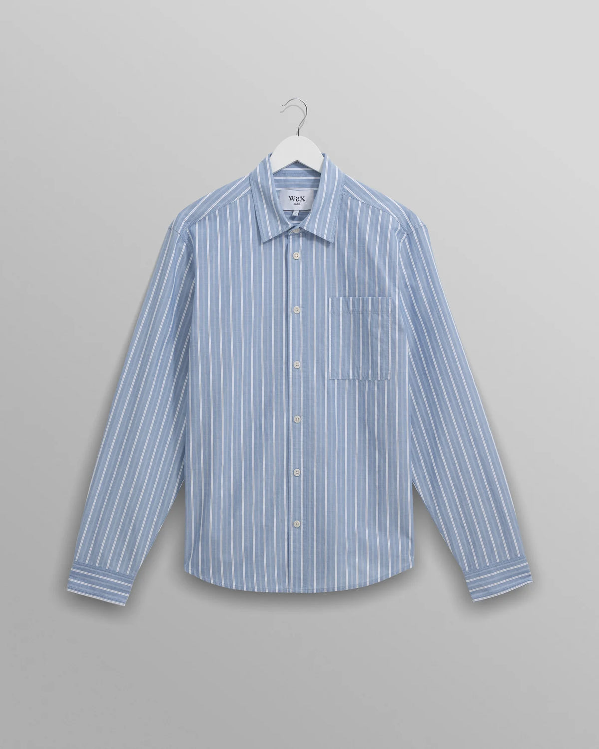 Rove Poplin Stripe Shirt - Blue