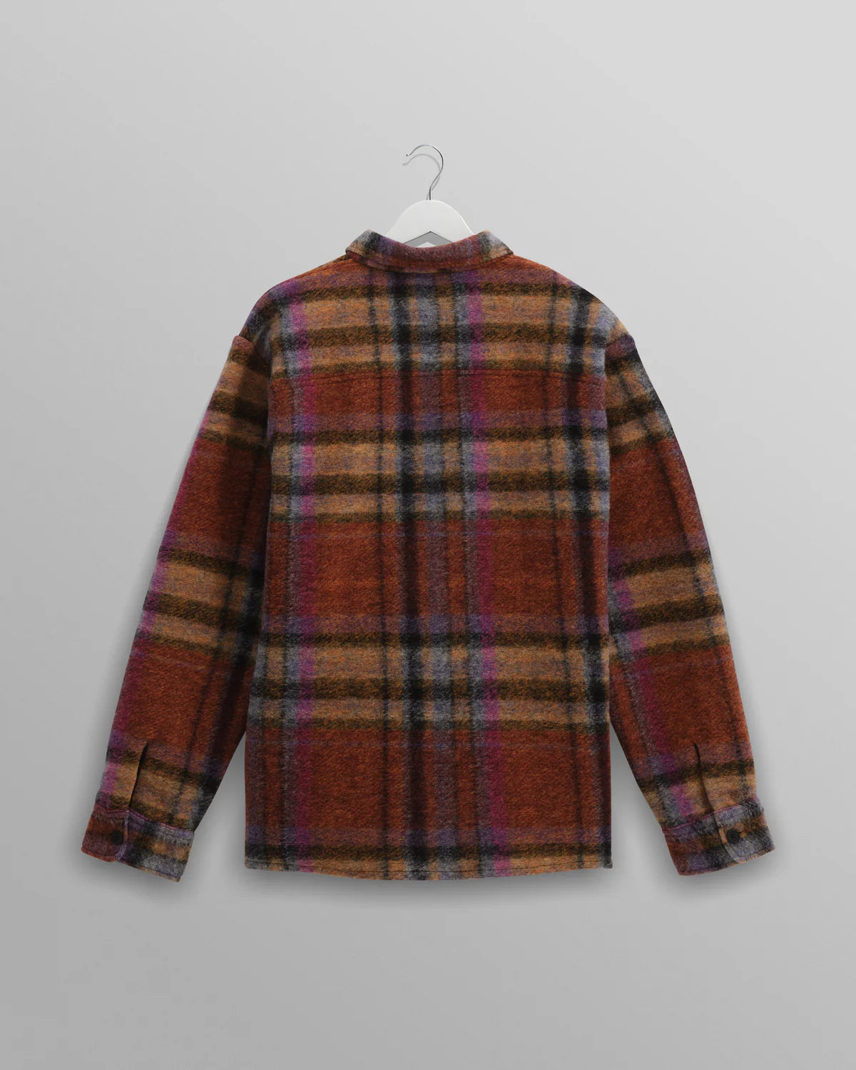 Whiting Wool Check Overshirt - Multicolour