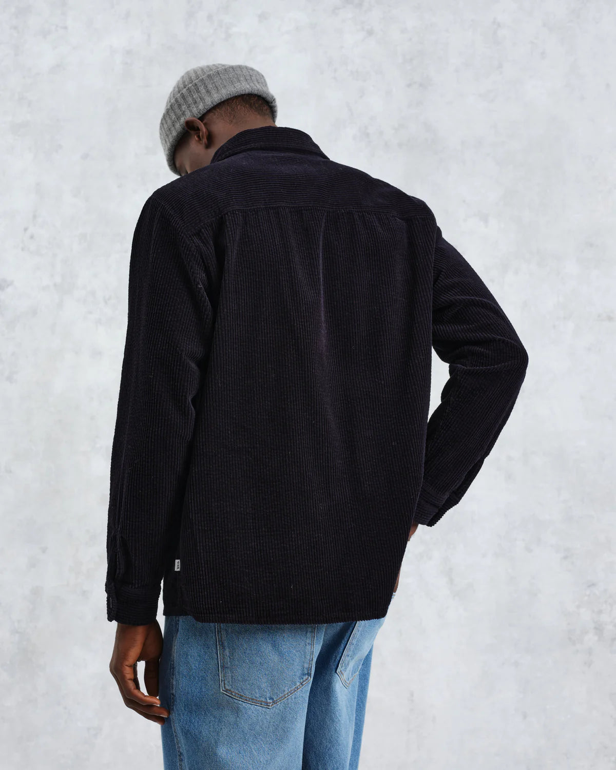 Whiting Jumbo Corduroy Overshirt - Navy