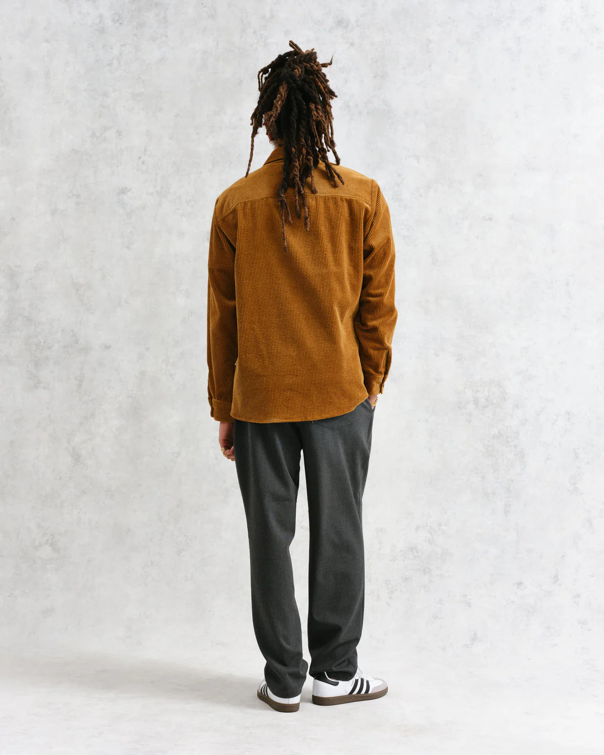 Whiting Jumbo Corduroy Overshirt - Ochre